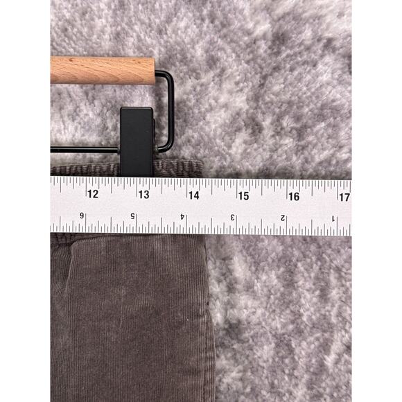 Vuori Pants Small x 29 Mens Optimist Gray Stretch Corduroy Slim Leg - Picture 3 of 6